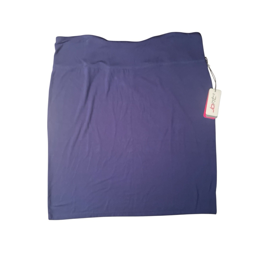 Jofit Women's Navy Blue Essential Soft Rayon Spandex Fabric Skirt sz XL NWT